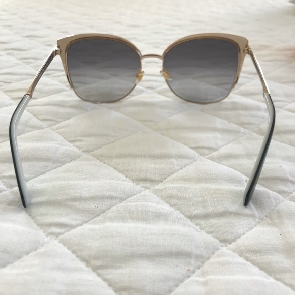 Kate Spade Genice Sunglasses in Black/Gold